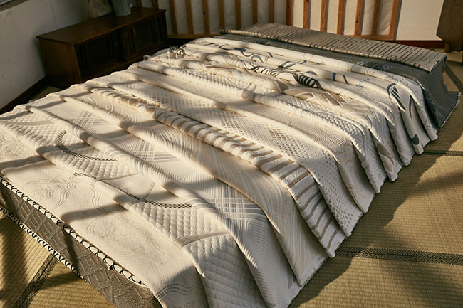 Double Jacquard Knitted Mattress Fabric (2)