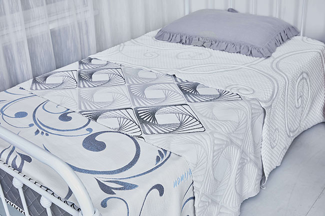 Double Jacquard Knitted Mattress Fabric (3)